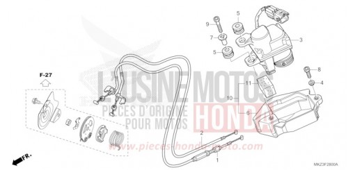 SERVO MOTOR CBR600R3R de 2024